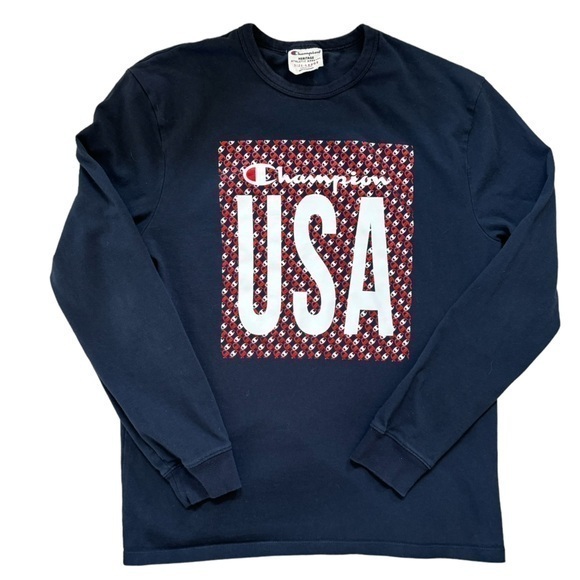 Champion Other - Champion Men’s Large Long Sleeve USA tee